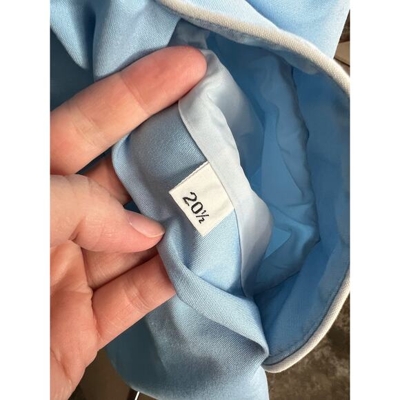 Jacket 1980s hood blue cream - Picture 10 of 13